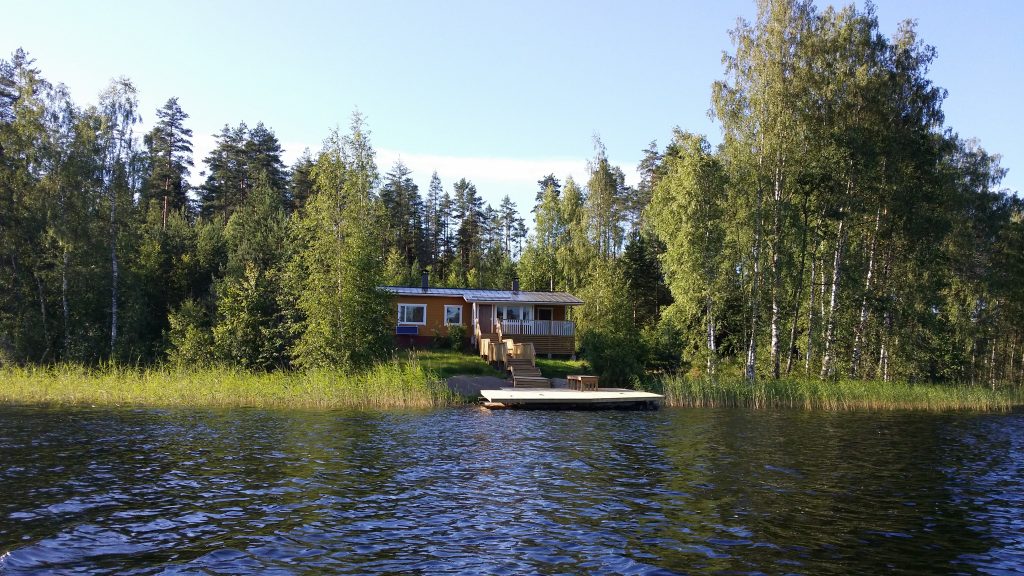 Lomamökki Villa Ollinniemi Saimaalla